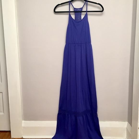 Mossimo Supply Co. Dresses & Skirts - Mossimo | Maxi Dress Racerback Lace Panel XS